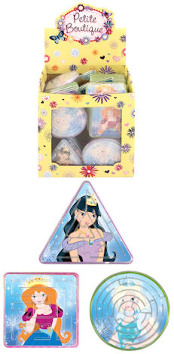 96 Stuks | Geduld Spelletjes Model: Ice Princess in Traktatiebox (Uitdeelcadeautjes)